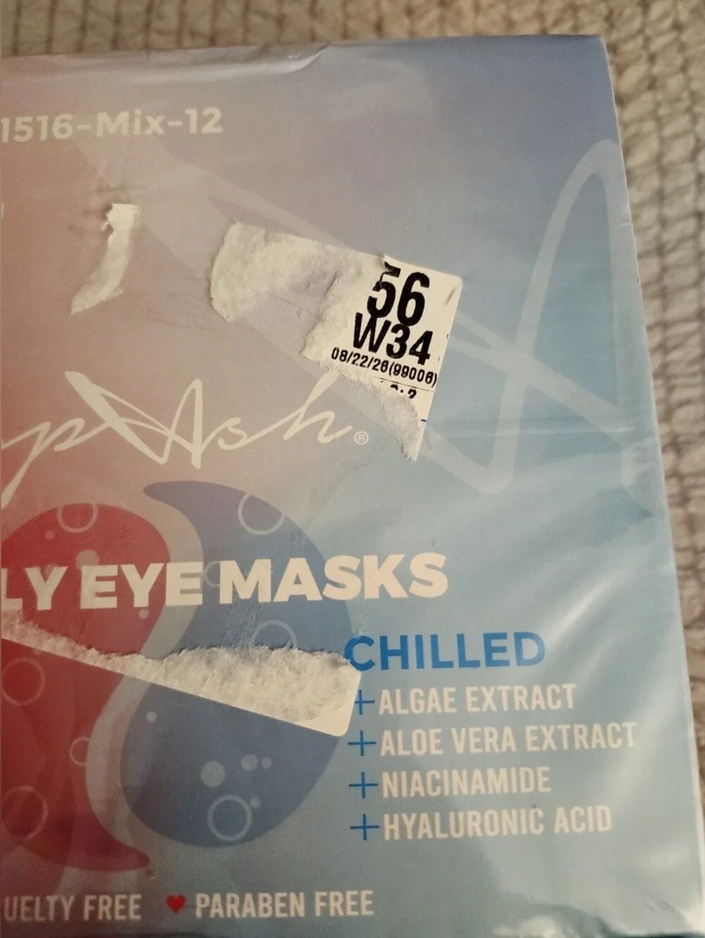 Jelly Eye Masks - Rose & Chilled (Red, Blue)